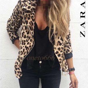 ZARA leopard jacket